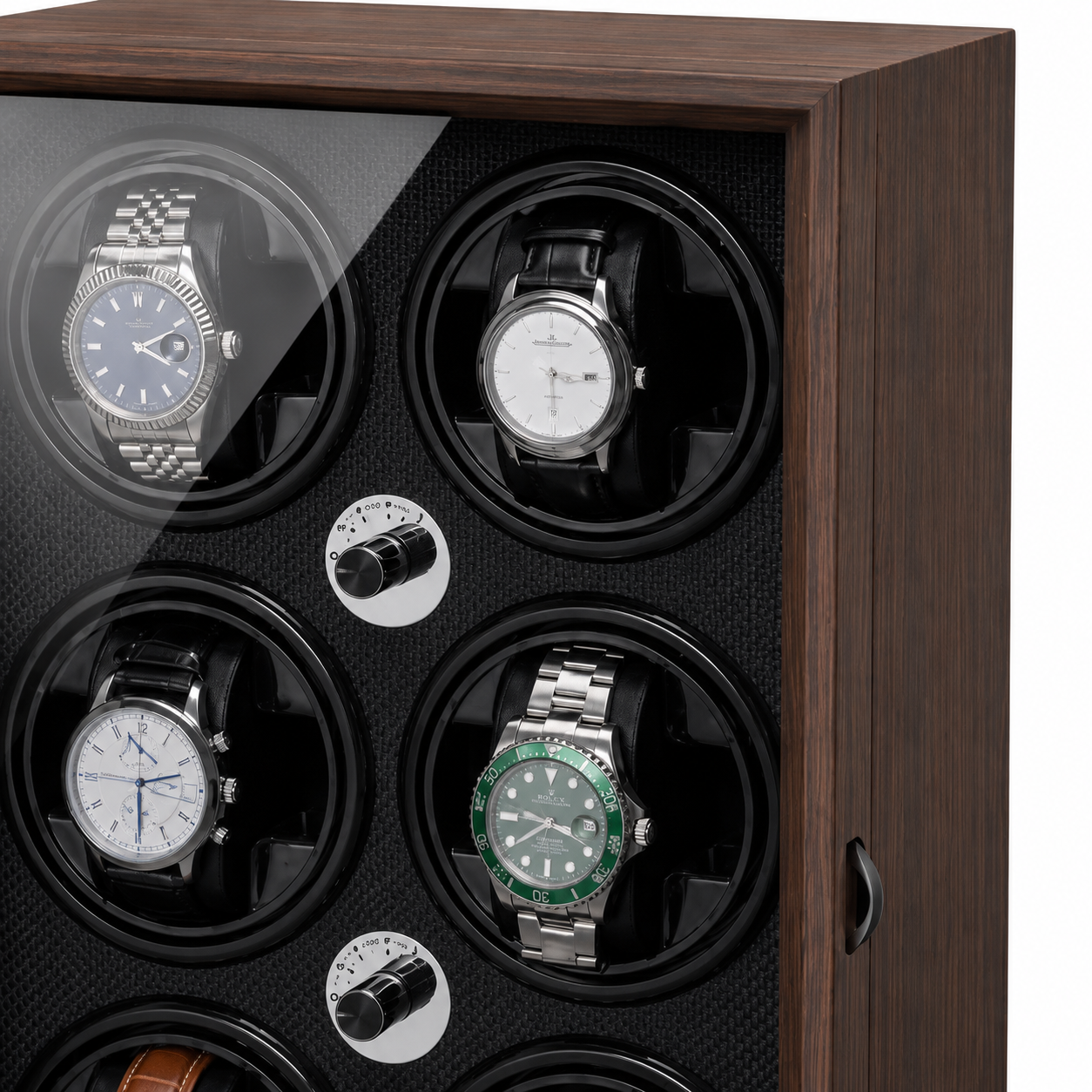 6 Watch Winder – Wood / Black