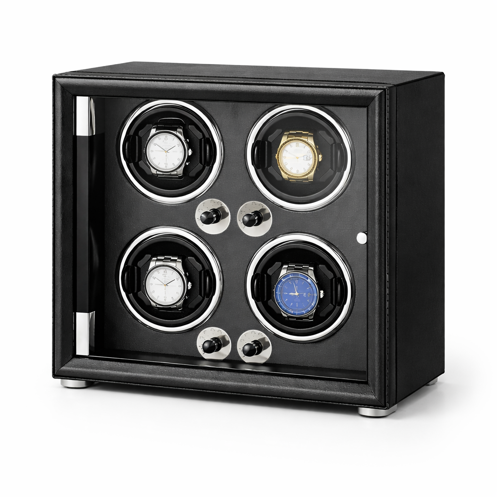 4-Watch Winder – Leather