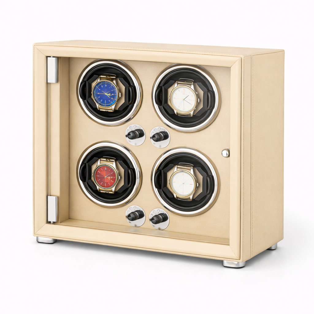 4-Watch Winder – Leather