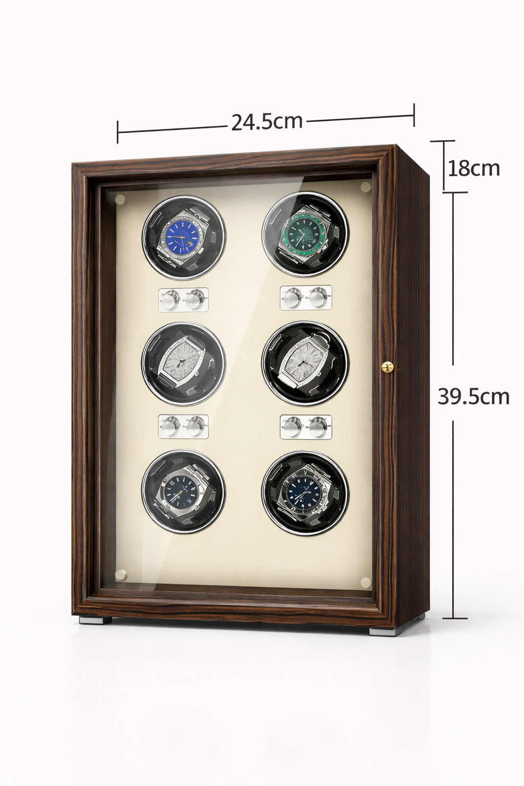 REMONTOIR 6 MONTRES - BOIS / NOIR
