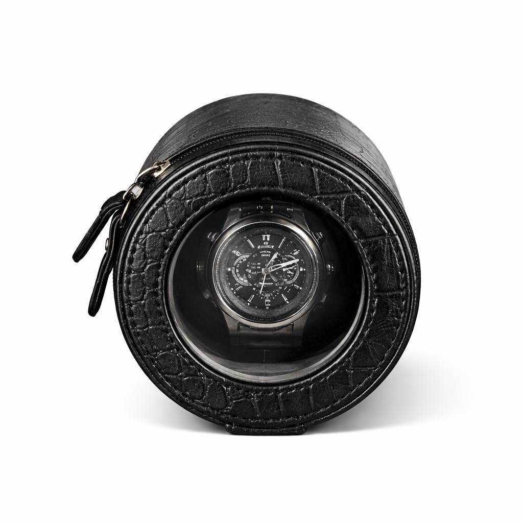 Portable 1-Watch Winder – Leather