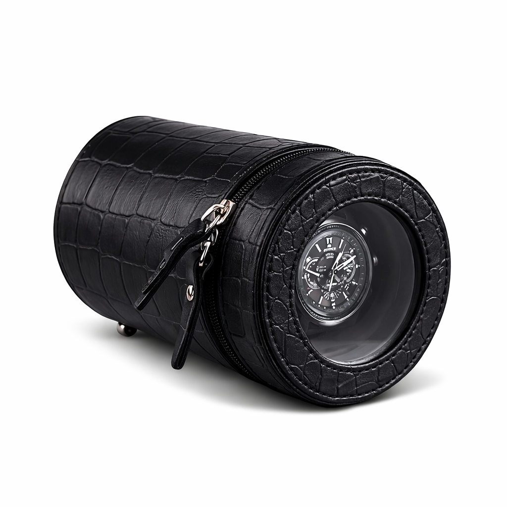 Portable 1-Watch Winder – Leather
