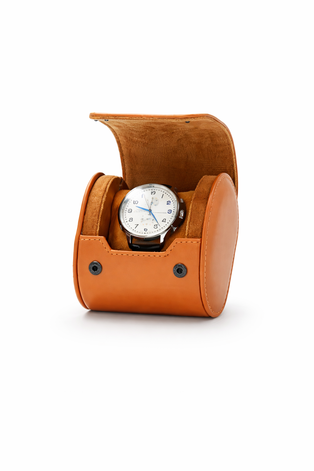 ETUIS DE VOYAGE 1 MONTRE - CUIR BRUN