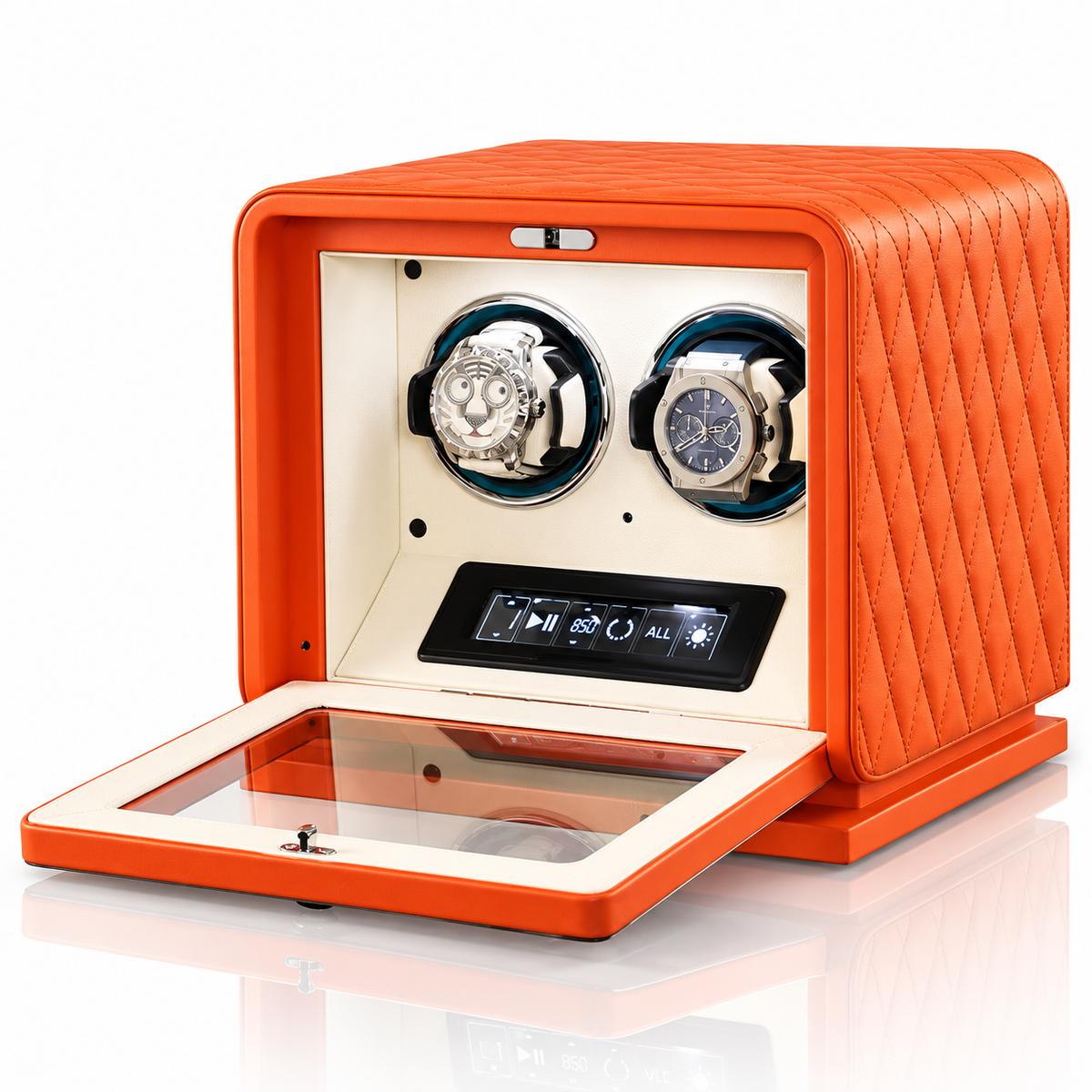 The Vesper Duo – Luxury Double Watch Winder