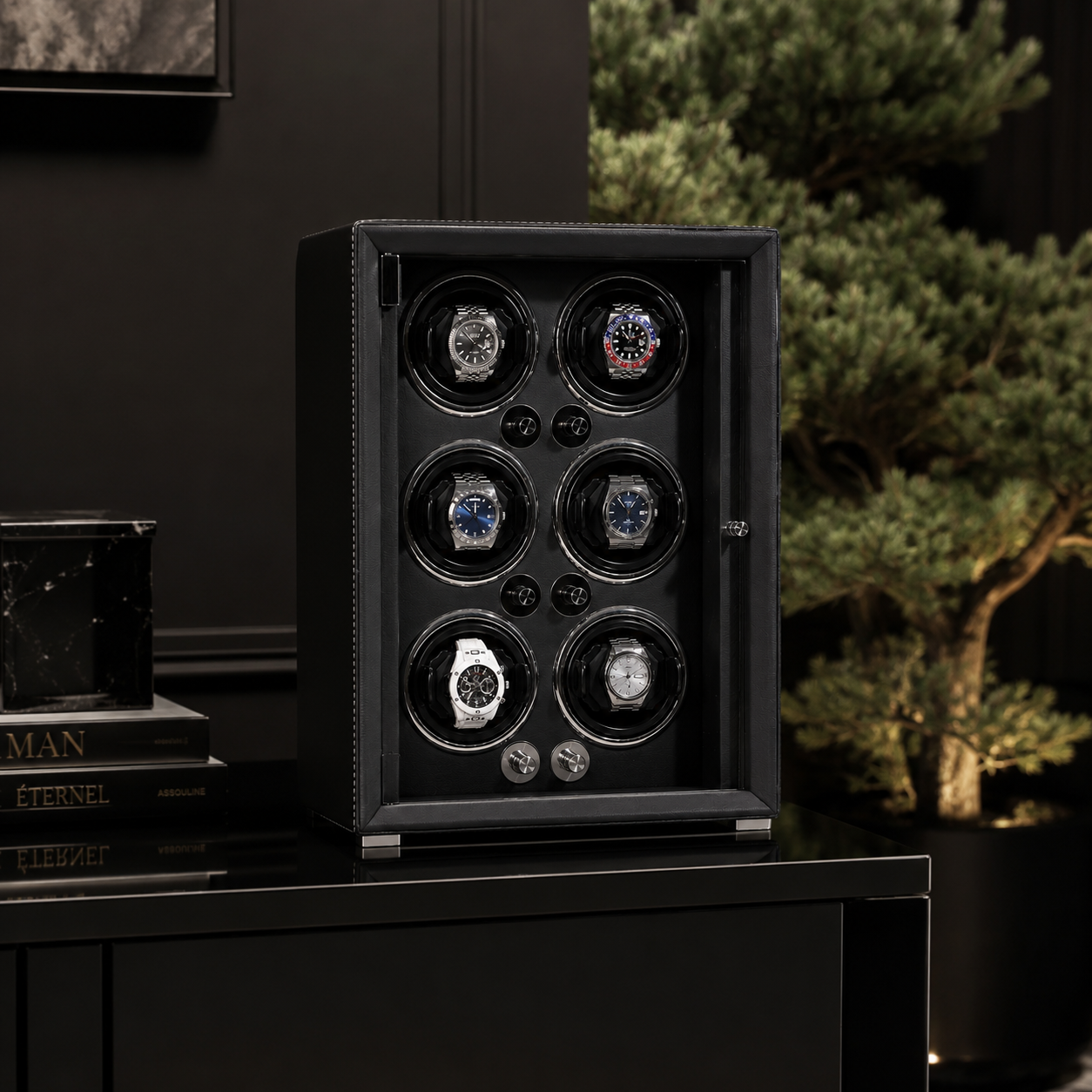 6-Watch Winder | Leather
