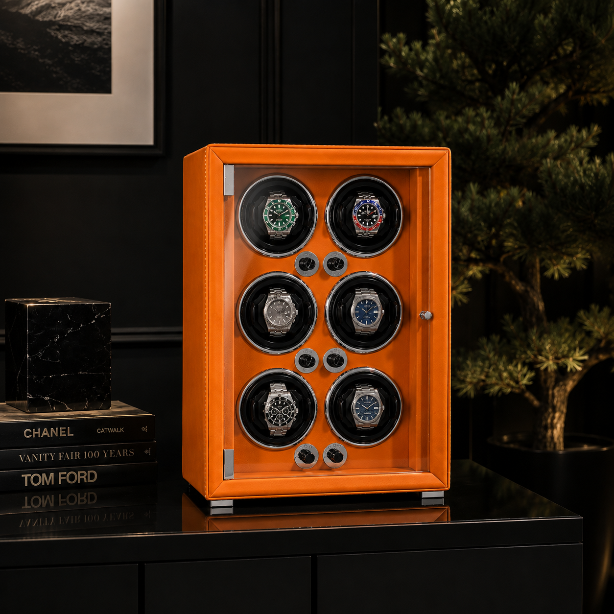 6-Watch Winder | Leather