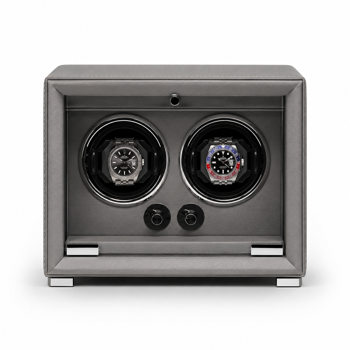 2-Watch Automatic Watch Winder – Leather