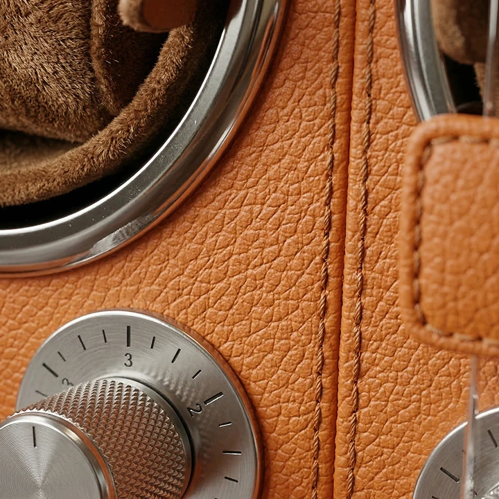 2-Watch Winder – Leather