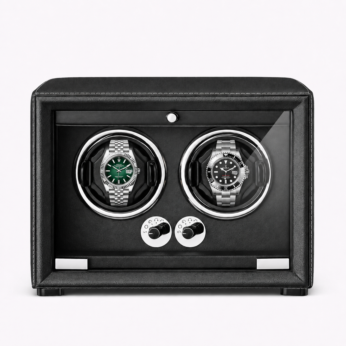 2-Watch Automatic Watch Winder β Leather