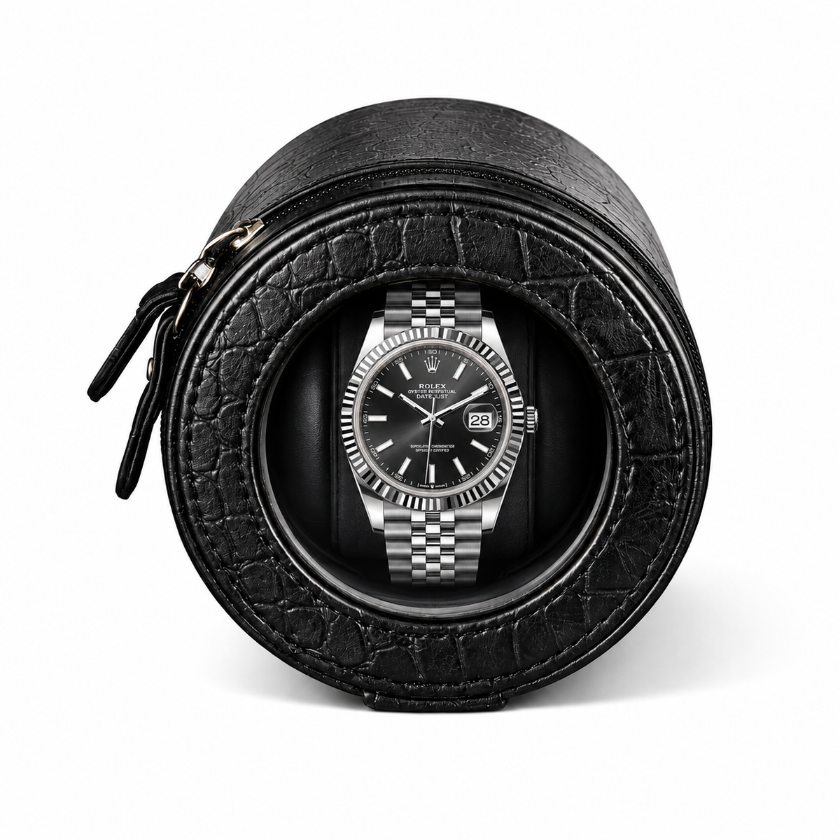 Portable 1-Watch Winder β Leather