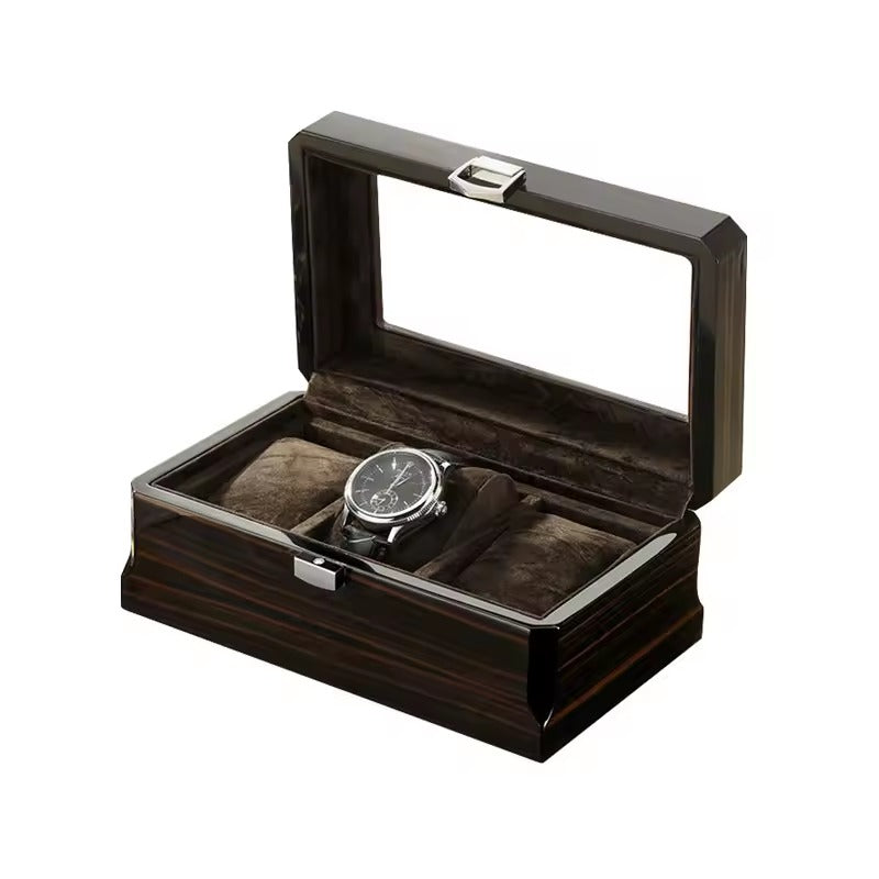 BOITE 3 MONTRES - BOIS PROFOND