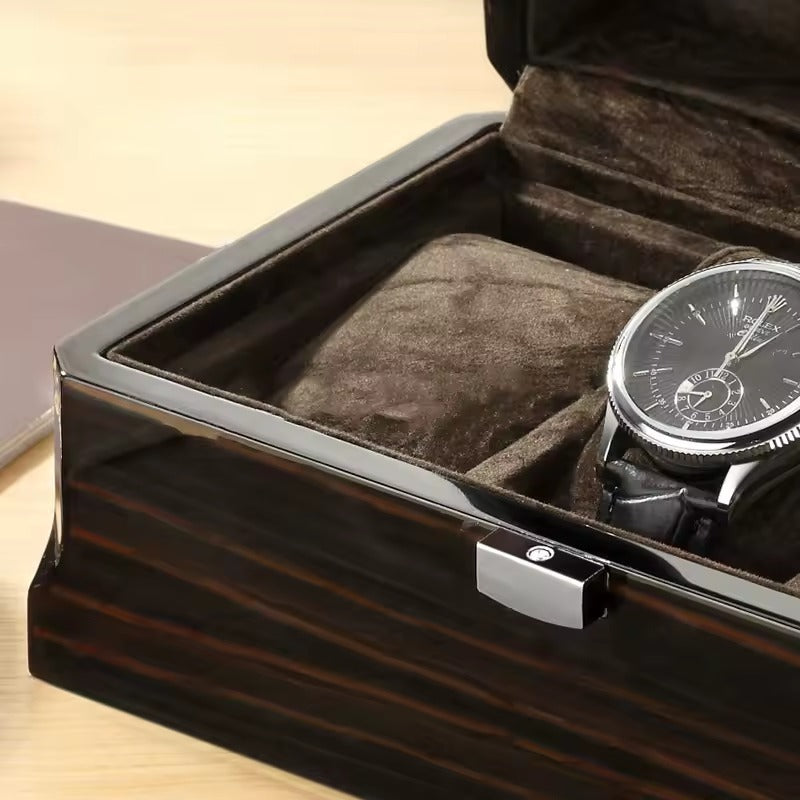 BOITE 3 MONTRES - BOIS PROFOND