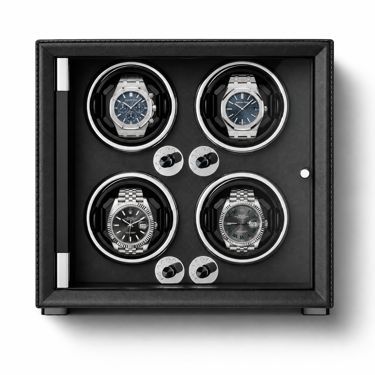 4-Watch Winder – Leather