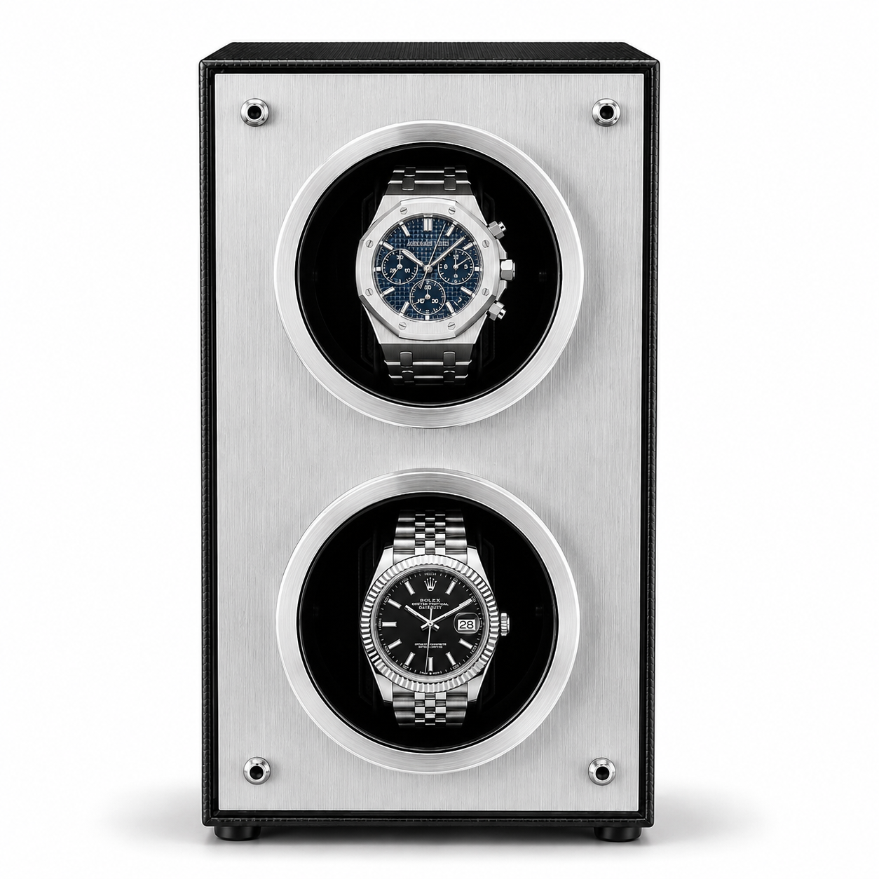 Steel | Two-Watches Winder