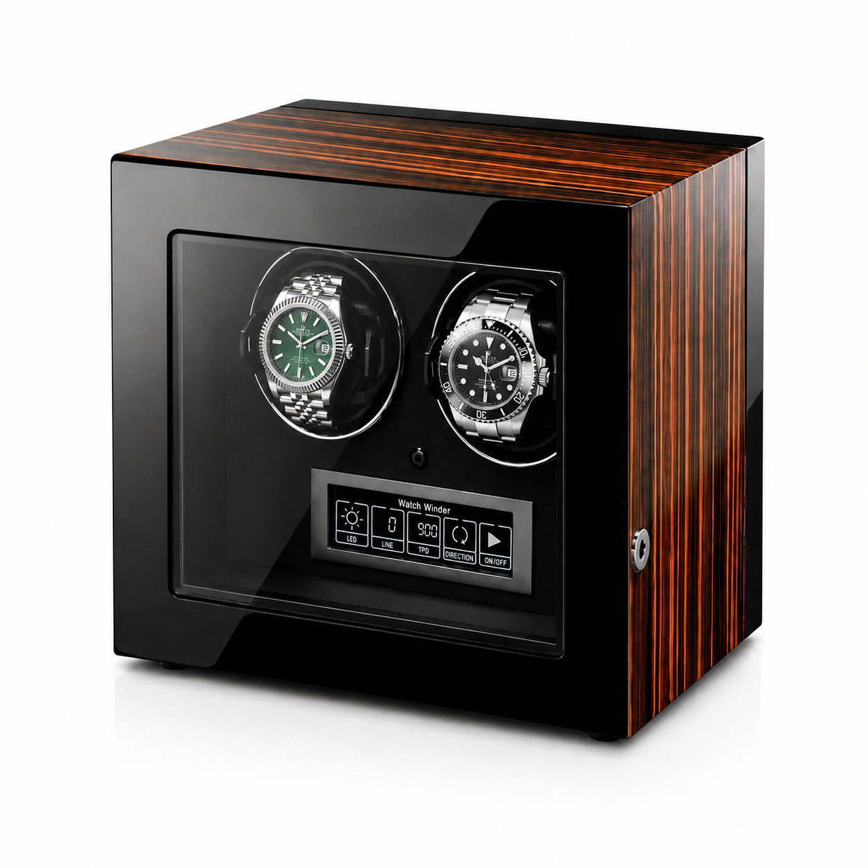 Caesar II – Silent Automatic Watch Winder for 2 Watches