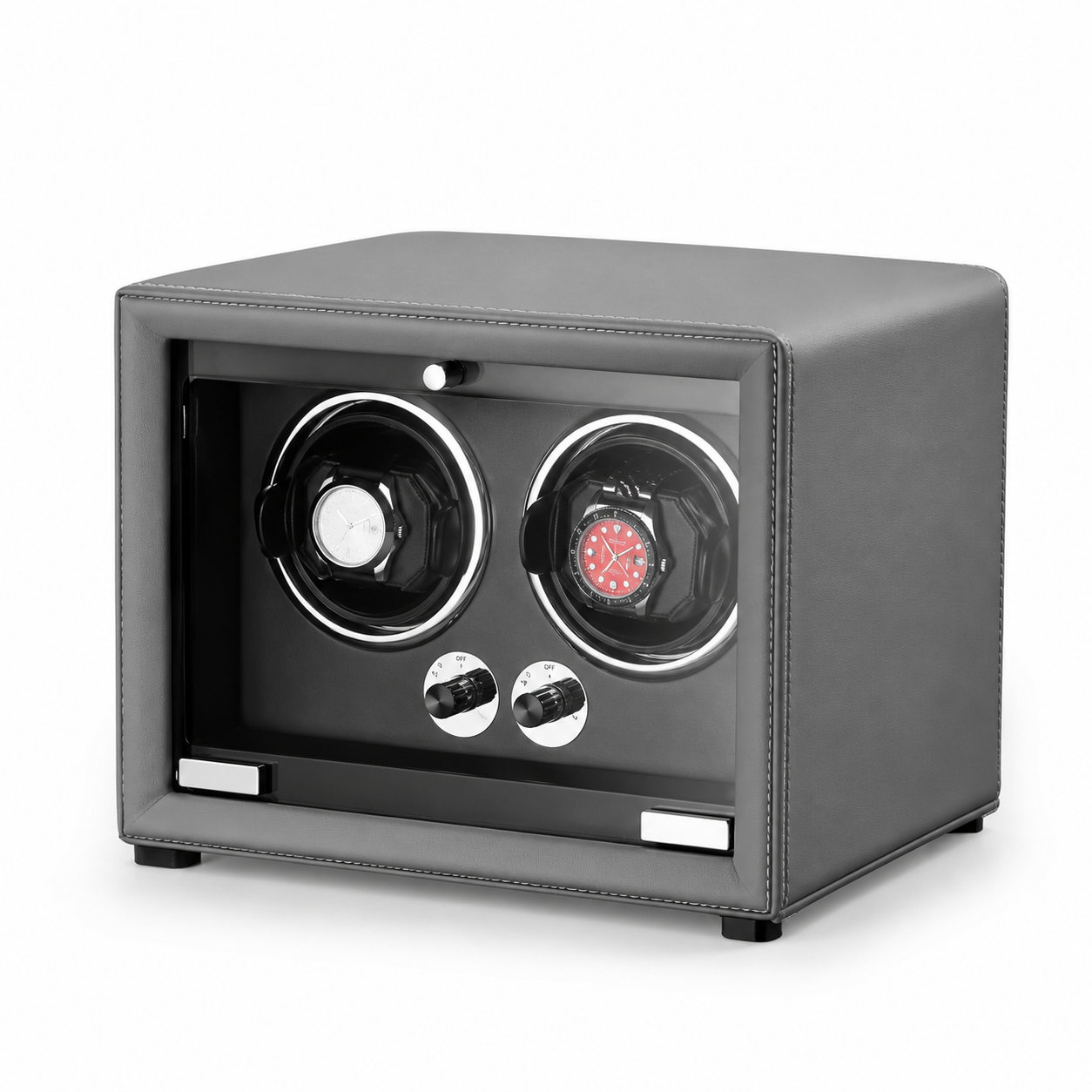 2-Watch Winder – Leather