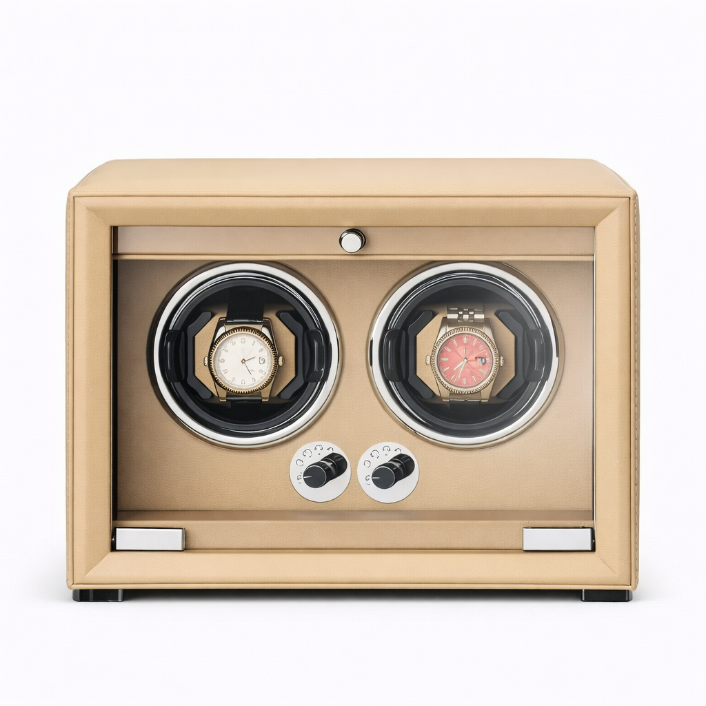 2-Watch Winder – Leather