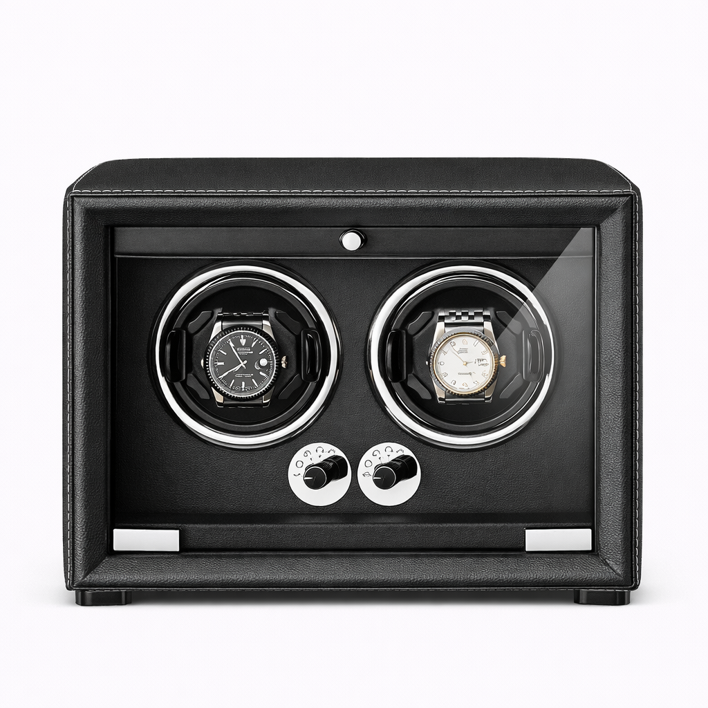 2-Watch Winder – Leather