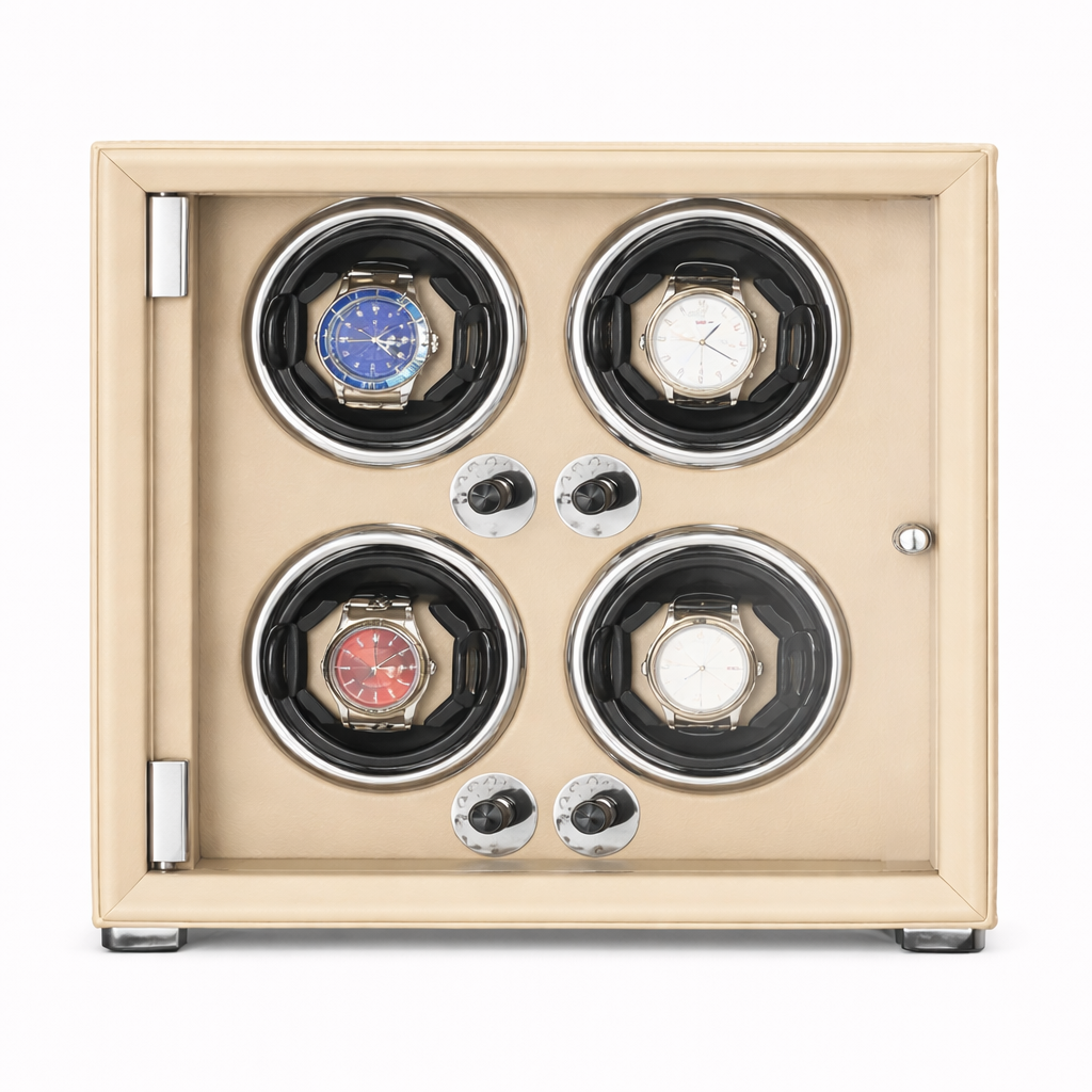 4-Watch Winder – Leather