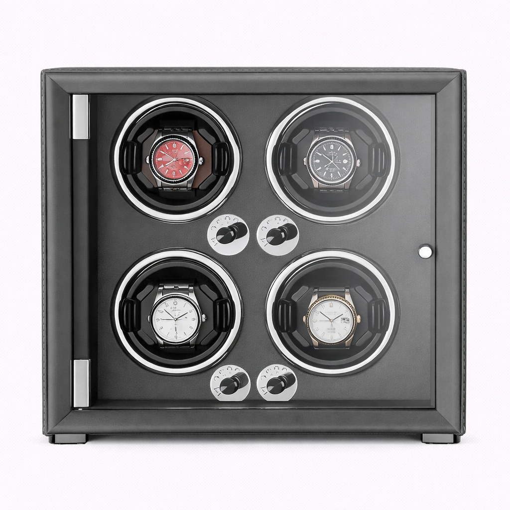 4-Watch Winder – Leather