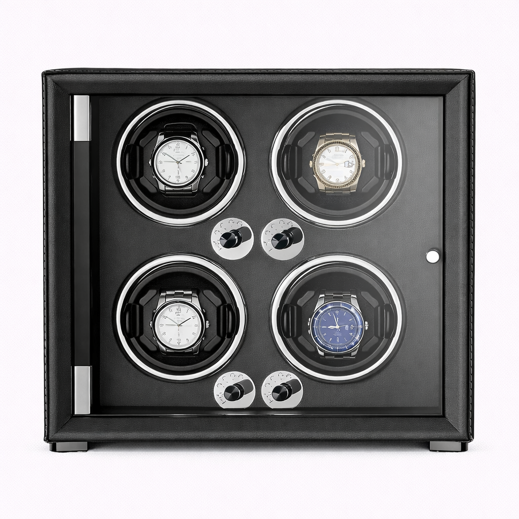 4-Watch Winder – Leather