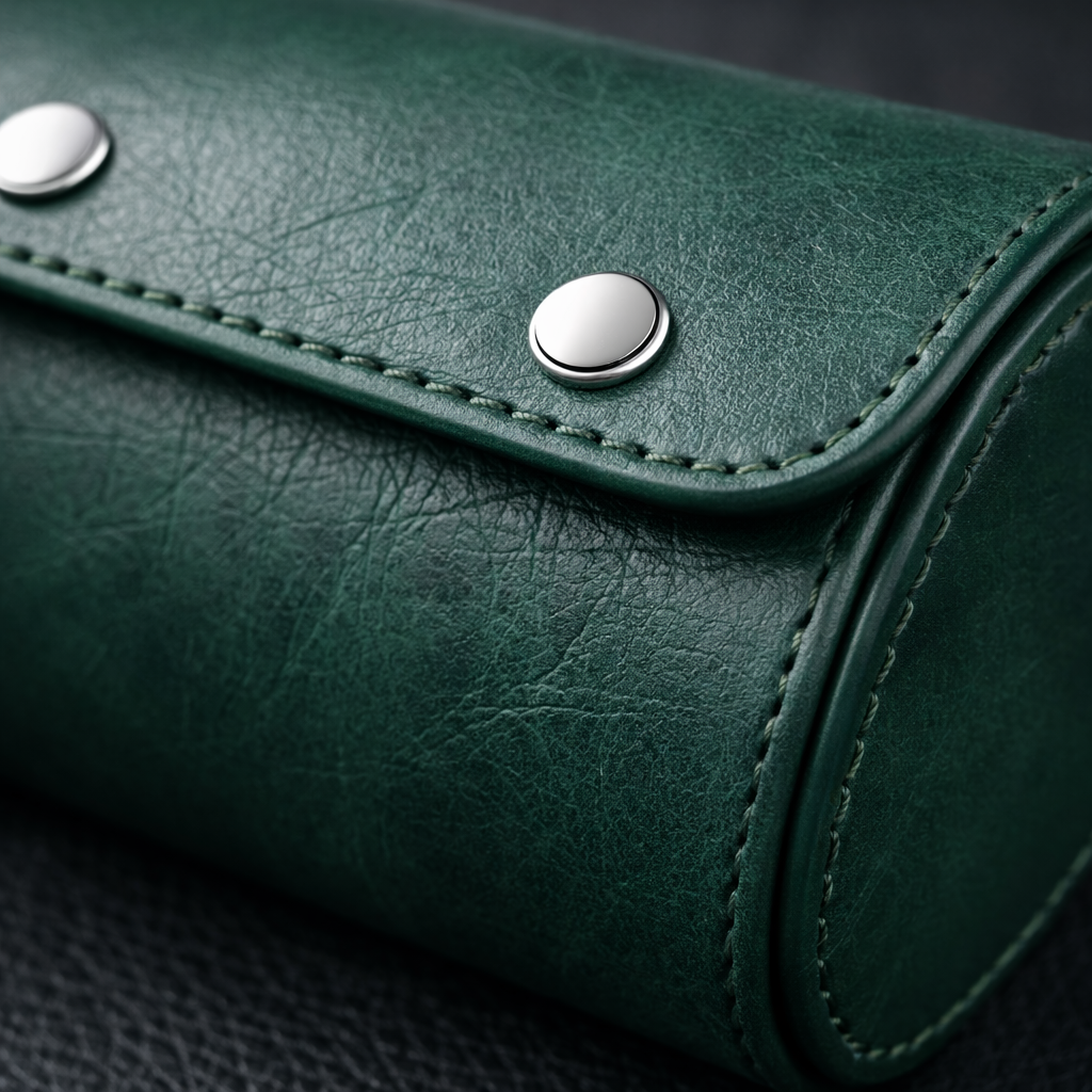 3-Watch Case – London Leather