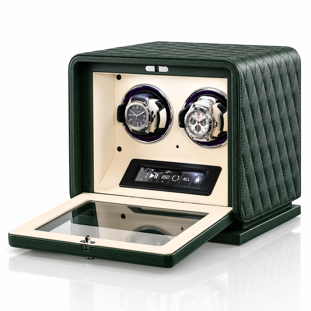 The Vesper Duo – Luxury Double Watch Winder