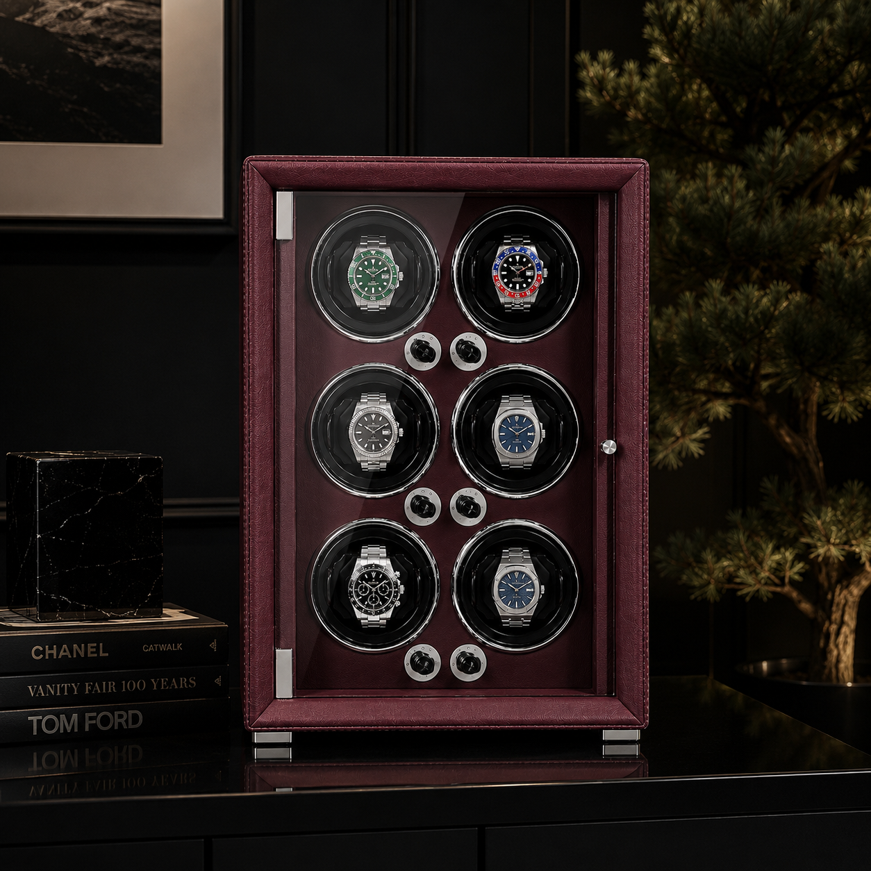6-Watch Winder | Leather