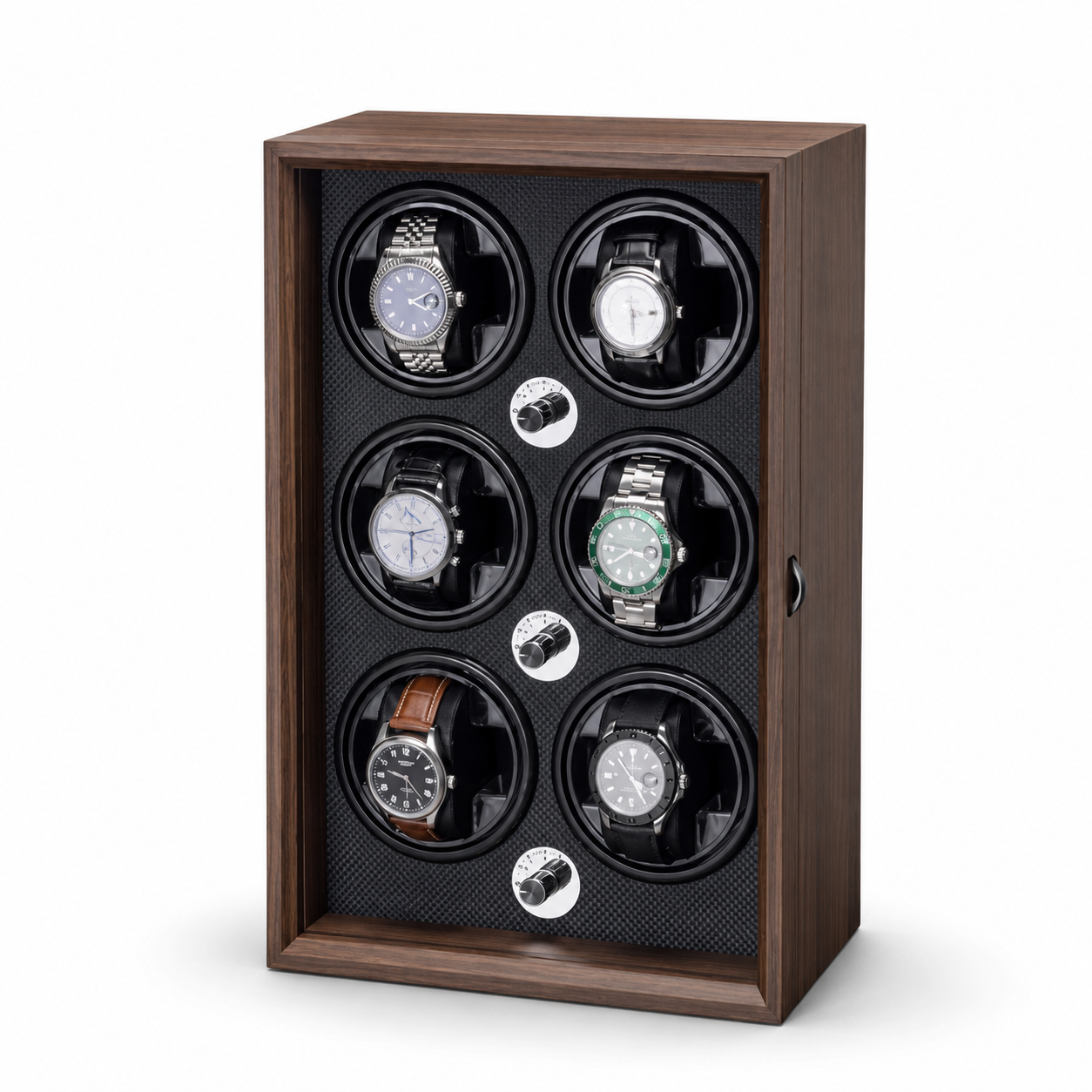 6 Watch Winder – Wood / Black