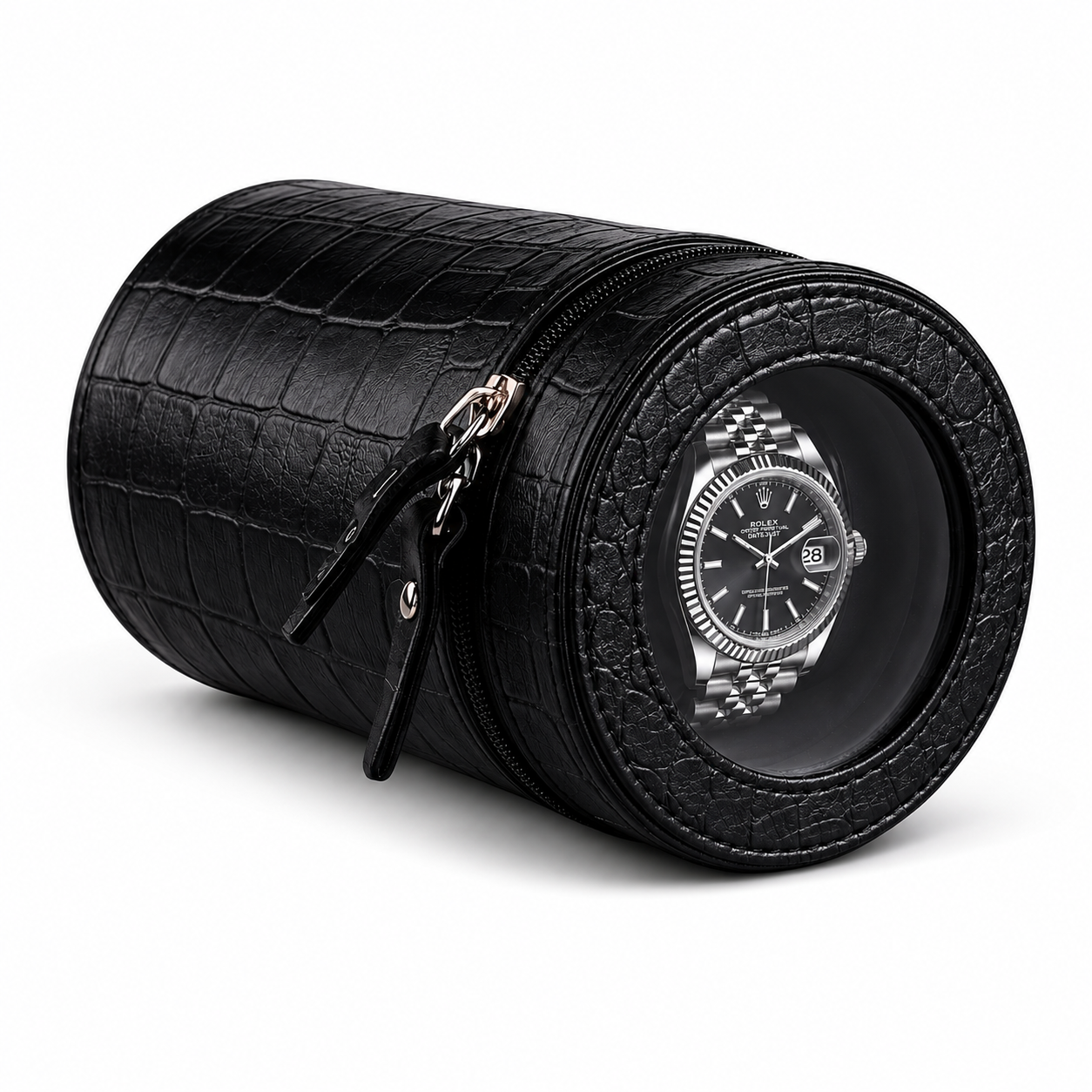 Portable 1-Watch Winder – Leather