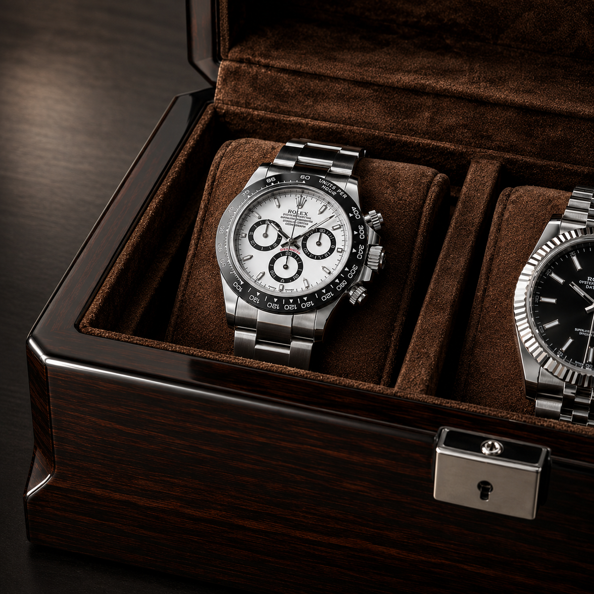 Luxury Wood Watch Box – 3 Watches