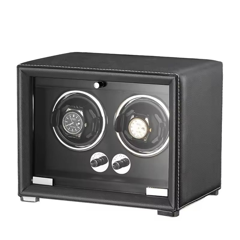 2-Watch Winder – Leather