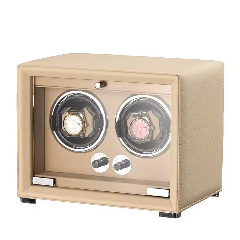 2-Watch Winder – Leather